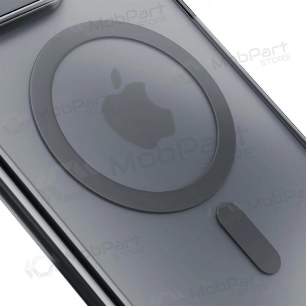 Θήκη Apple iPhone 17 Pro, 18 Pro - 3mk Frosty MagCase (μαύρο)
