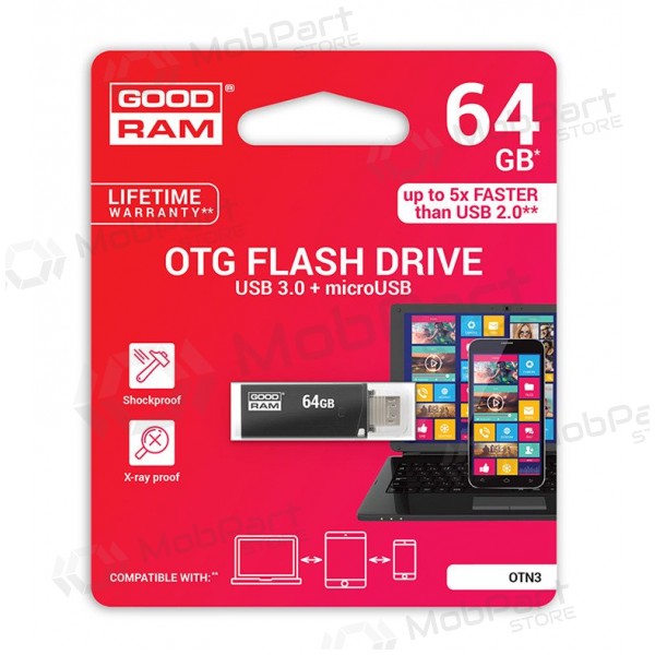 Μονάδα flash GOODRAM OTN3 64Gb OTG USB 3.0 + 