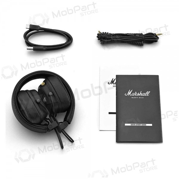 Ασύρματοςs ausinės Marshall Major IV On-Ear Bluetooth juodos