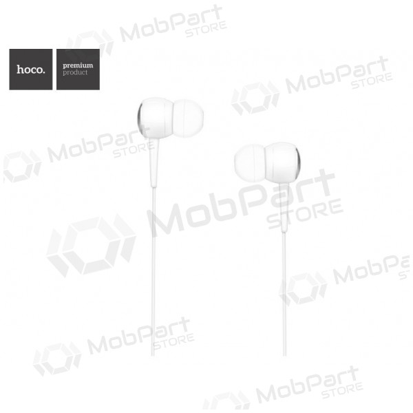 Handsfree ακουστικα HOCO M19 3,5mm (άσπρο)