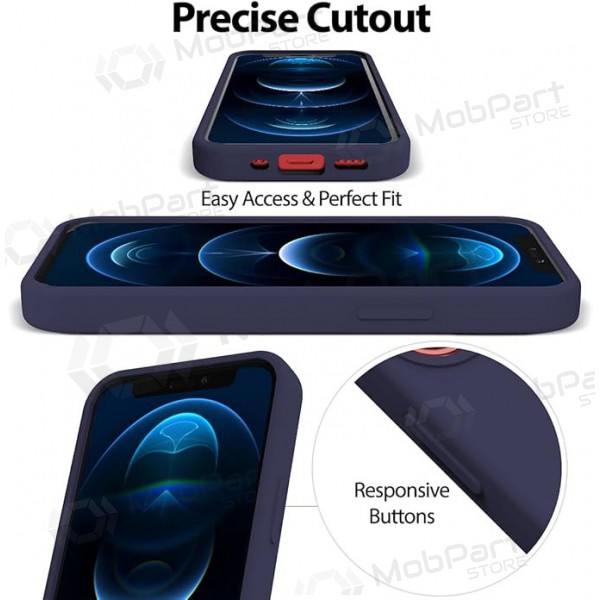 Θήκη Apple iPhone 14 Pro Max Mercury - Silicone Case (σκούρο μπλε)