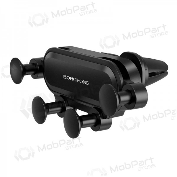 Automobilinis Γενικής telefono laikiklis Borofone BH19 mounted on ventilation grilles, μαύρος