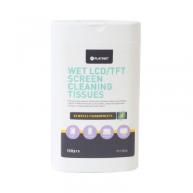 Wet wipes PLATINET for LCD / TFT screens PLATINET 11x9,4cm (100τεμ)