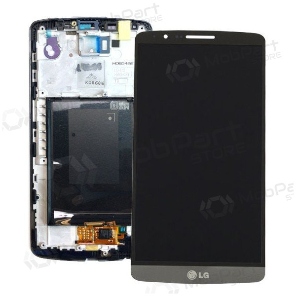 LG D855 Optimus G3 οθόνη (μαύρος) (με πλαίσιο) (μεταχειρισμένος grade B, γνησια)