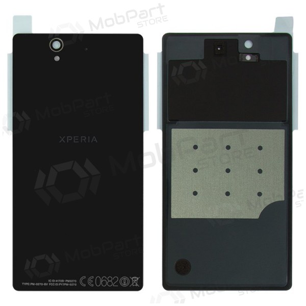 Sony Xperia Z L36h C6602 / Xperia Z C6603 πίσω κάλυμμα μπαταρίας (μαύρος)