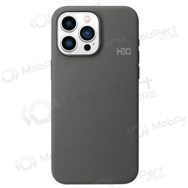 Θήκη HDD Silicone MagSafe Case Samsung S928 S24 Ultra tamsiai γκρί