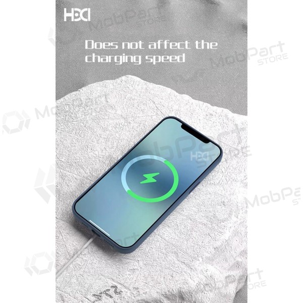 Θήκη HDD Silicone MagSafe Case Samsung S908 S22 Ultra 5G tamsiai γκρί