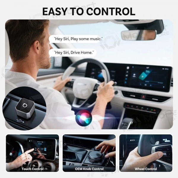 Ασύρματος προσαρμογέας CarPlay / Android Auto Ottocast Mini Cube CP88-T3 μαύρος