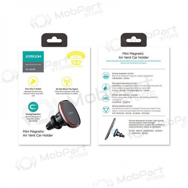 Θήκη τηλεφώνου αυτοκινήτου Joyroom JR-ZS205 (dashboard) magnetic μαύρος