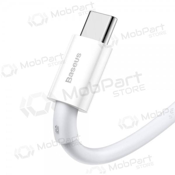 USB καλώδιο Baseus Superior iš USB į Type-C 66W 2.0m άσπρο CATYS-A02