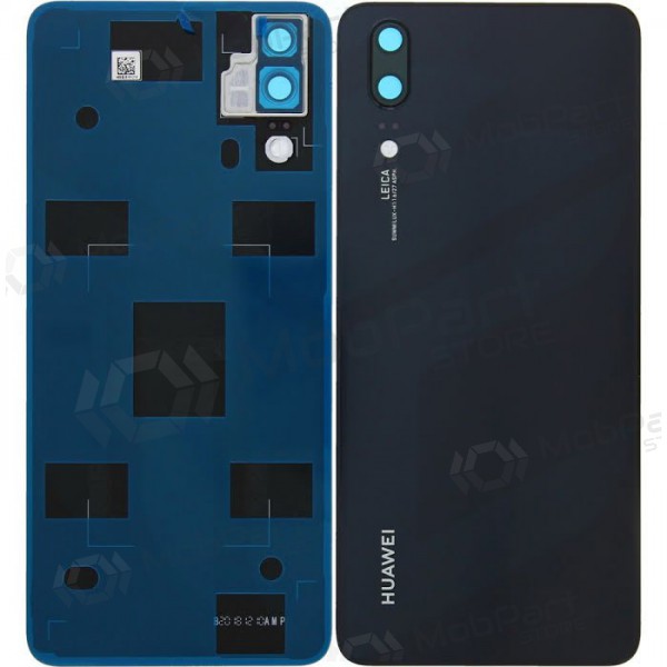 Huawei P20 πίσω κάλυμμα μπαταρίας (μαύρος) (μεταχειρισμένος grade A, γνησια)