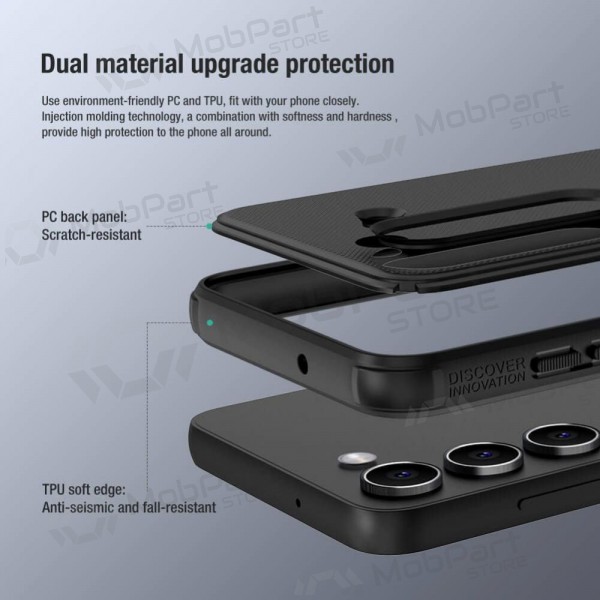 Θήκη Samsung Galaxy S24 Plus - Nillkin Frosted Shield (κόκκινη)