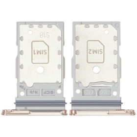 Samsung Galaxy S25, S25+ Dual Υποδοχή κάρτας SIM (ροζ / χρυσαφένιος) (γνησια)