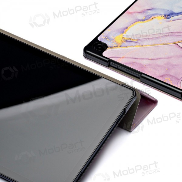 Θήκη Samsung Galaxy Tab A9+, Tab A11+ - Smart Leather (marble)
