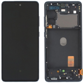 Ekranas Samsung G780/G781 S20 FE su lietimui jautriu stikliuku και rėmeliu Cloud Navy Oled (real size)