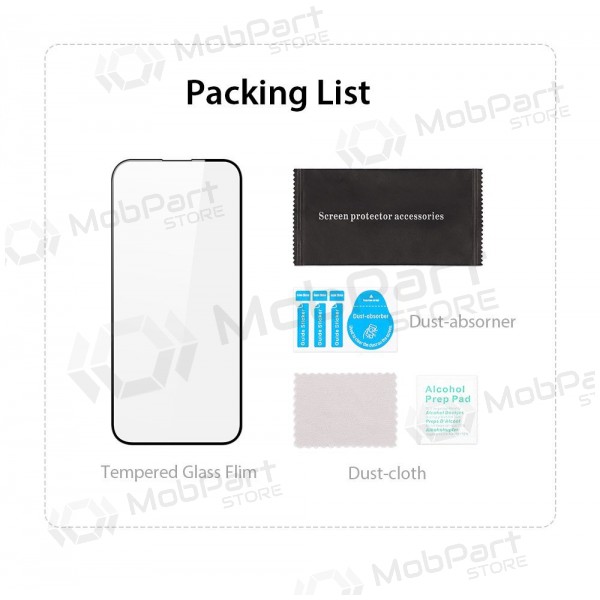 LCD apsauginis stikliukas Dux Ducis Redmi 14C/Redmi A4/Poco C75 μαύρος