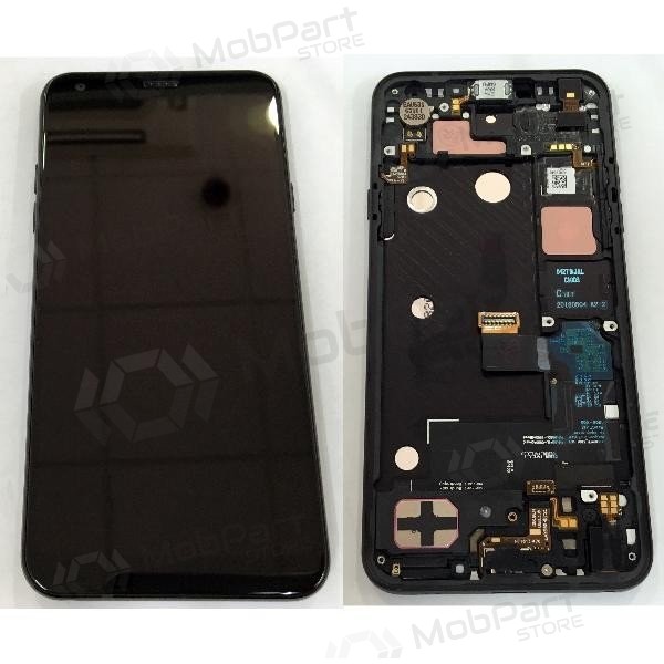 LG Q7 / Q7+ LMQ610 / Q610MA / Q610TA οθόνη (μωβ) (με πλαίσιο) (service pack) (γνησια)