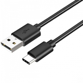 USB καλώδιο γνησια Samsung EP-DG970BBE Type-C 1.5m μαύρος