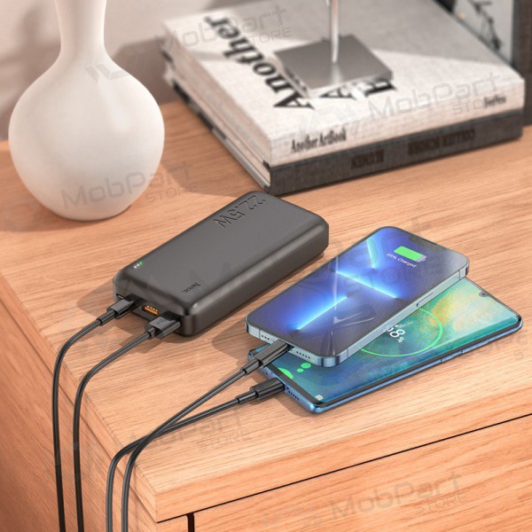 Εξωτερική μπαταρία Power Bank Hoco J101A PD 20W+Quick Charge 3.0 22.5W 20000mAh μαύρος