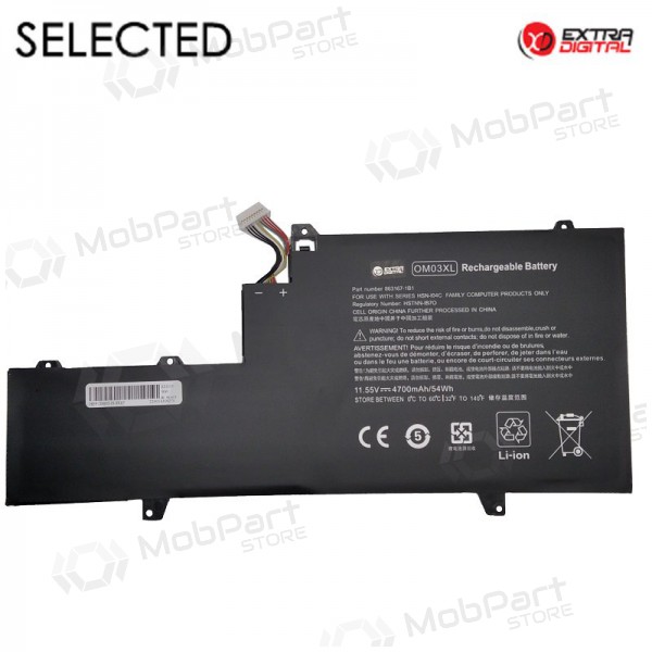 HP OM03XL, 4700mAh μπαταρία Laptop, Selected