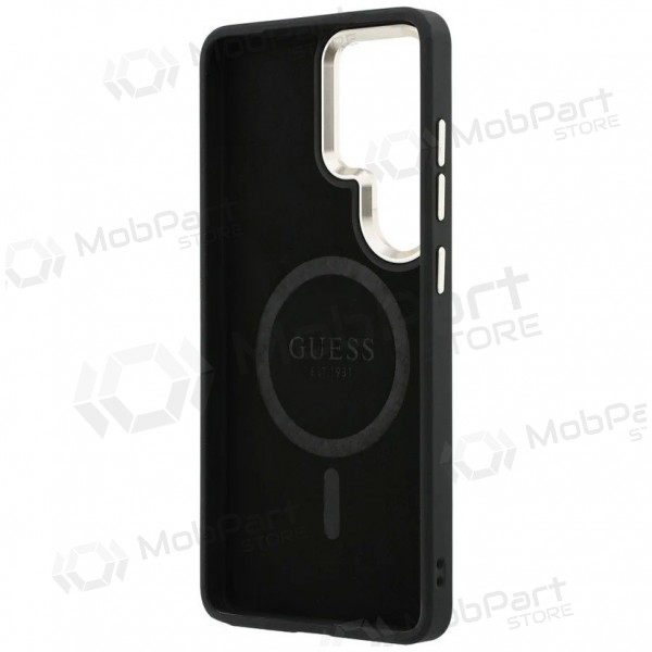 Θήκη Samsung Galaxy S26 Ultra - Guess PU Leather 4G Gold Frame Magnetic (καφέ)
