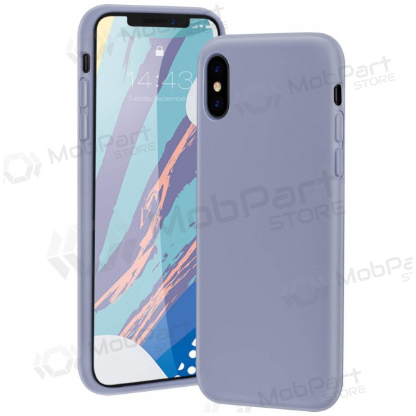 Θήκη Apple iPhone 11 Pro - Liquid Silicone 2.0mm (λιλά γκρι)