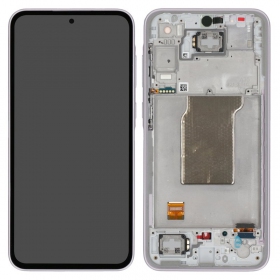 Samsung Galaxy A35 οθόνη (Awesome Lilac) (με πλαίσιο) (refurbished)