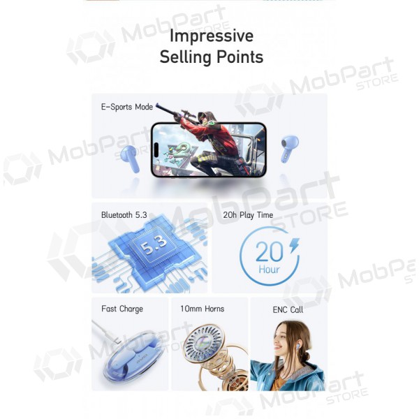 Ασύρματοςs ausinės Awei T68