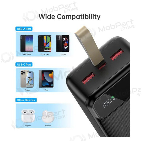 Εξωτερική μπαταρία Power Bank Choetech B730 22.5W 30000mAh μαύρος