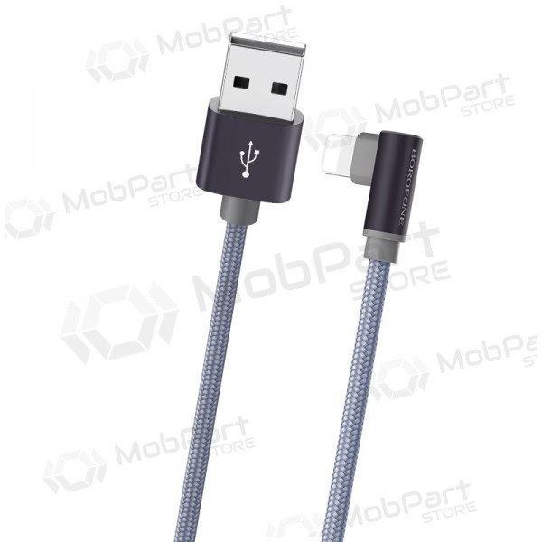USB καλώδιο Borofone BX26 Lightning 1.0m (γκρί)