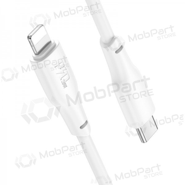 Καλώδιο Lightning Hoco X93 USB-C σε Lightning 2 m PD 20 W λευκό