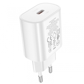 Φορτιστής τηλεφώνου Hoco N22 25 W USB-C λευκός