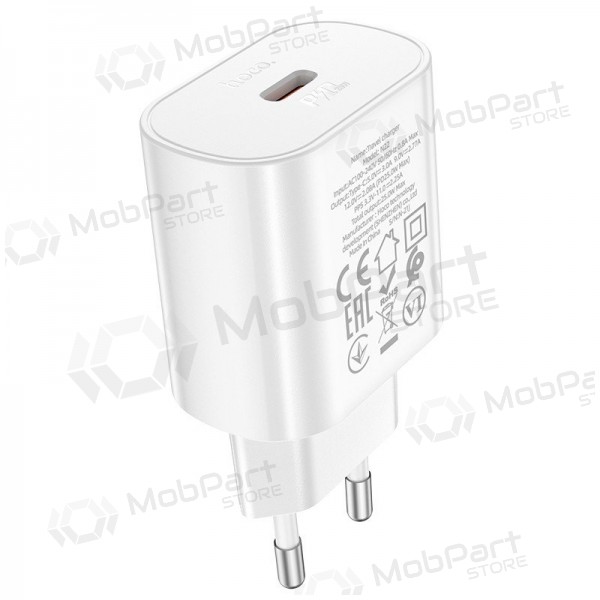 Φορτιστής τηλεφώνου Hoco N22 25 W USB-C λευκός