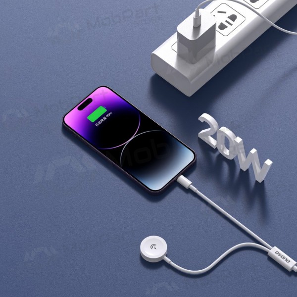 Καλώδιο USB-C Dudao A12MAX-2in1 USB-C σε iWatch / Lightning 1.2 μ