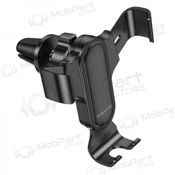 Automobilinis Γενικής telefono laikiklis Borofone BH74 mounted on ventilation grilles, μαύρος