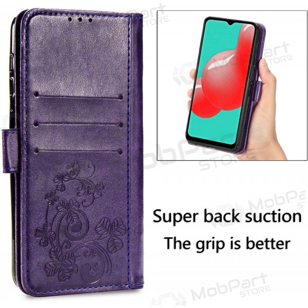 Θήκη Samsung A226 Galaxy A22 5G - Flower Book (μοβ)