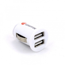 Φορτιστης αυτοκινητου GRIFFIN USB (2xUSB 1A) (άσπρο)