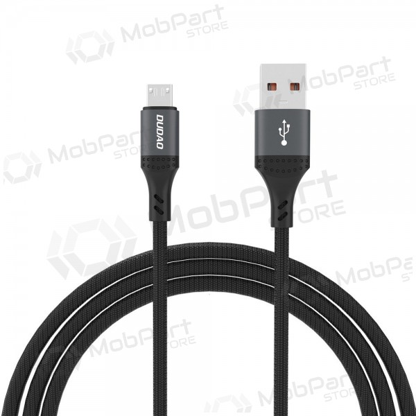 Καλώδιο micro USB dudao L3SM USB-A σε micro USB 1.2 m 3 A μαύρο