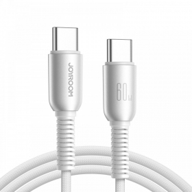 USB καλώδιο Joyroom S-A51 USB-C to USB-C 60W 1.2m γκρί