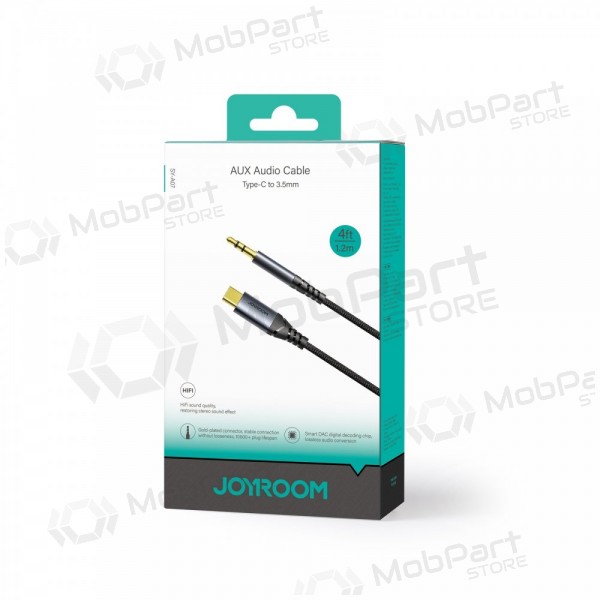 Audio καλώδιο Joyroom SY-A07 USB-C to 3,5mm 1.2m μαύρος