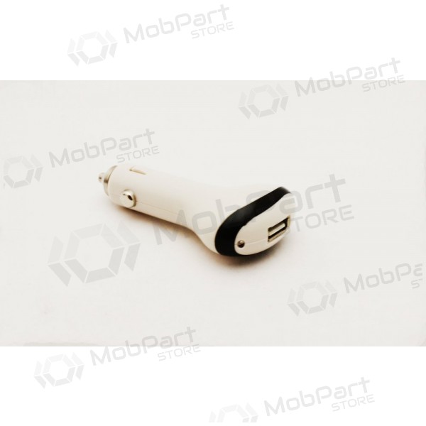 Φορτιστης αυτοκινητου (USB) (big/long) άσπρο (0.6A)