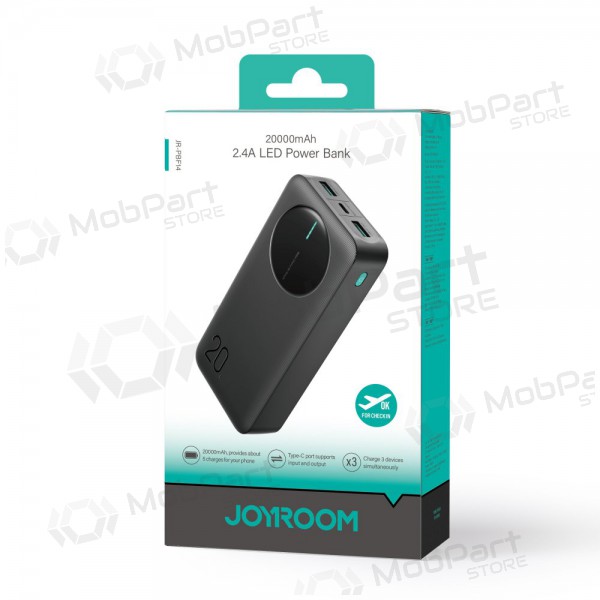 Εξωτερική μπαταρία Power Bank Joyroom JR-PBF14 20000mAh μαύρος