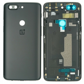 OnePlus 5T πίσω κάλυμμα μπαταρίας μαύρος (Midnight Black) (μεταχειρισμένος grade B, γνησια)