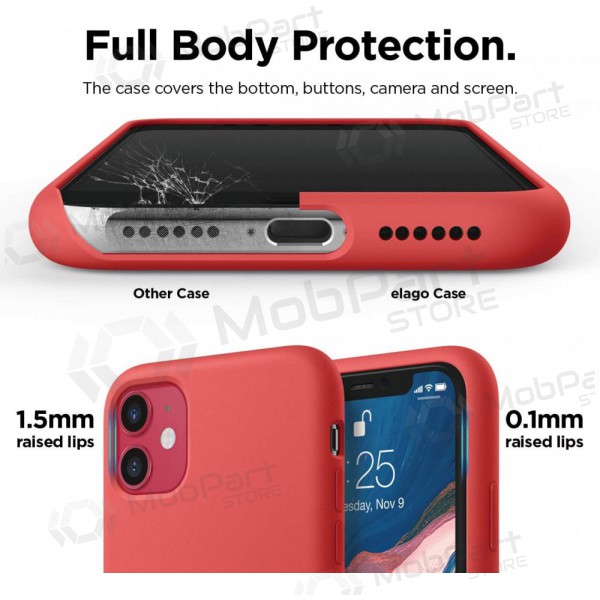 Θήκη Apple iPhone 16 Pro Max - Liquid Silicone 1.5mm (κόκκινο)