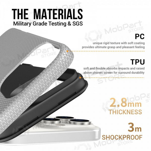 Apple iPhone 12 Pro Max θήκη „Perfectionists“ (ασήμι)