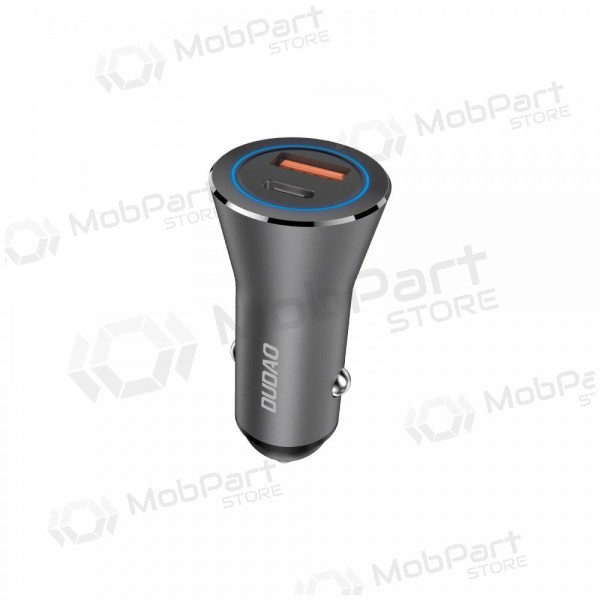 Φορτιστής αυτοκινήτου Dudao R4Max 55 W USB-C + USB-A γκρι