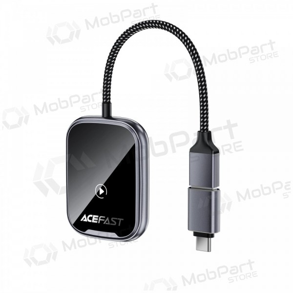 Προσαρμογέας CarPlay Acefast QC1 ασύρματος Android Auto μαύρος