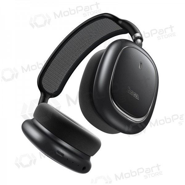 Ασύρματα ακουστικά με μικρόφωνο Hoco W68 ANC Bluetooth μαύρα