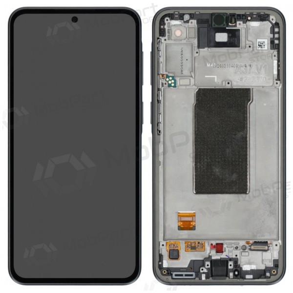 Οθόνη Samsung Galaxy A37 5G (σκούρο γκρι) (με πλαίσιο) (γνήσια)
