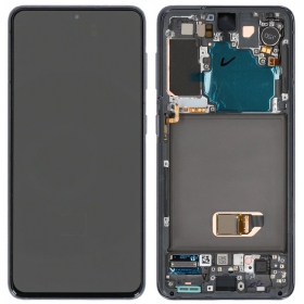 Samsung Galaxy S21 5G οθόνη (γκρί) (με πλαίσιο) (γνησια)